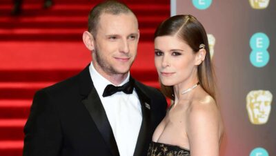 Jamie Bell with his wife Kate Mara